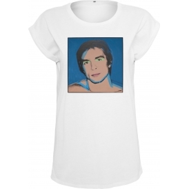 Rudolf Nureyev (Andy Warhol Influenced) Womens Extended Shoulder T-Shirt