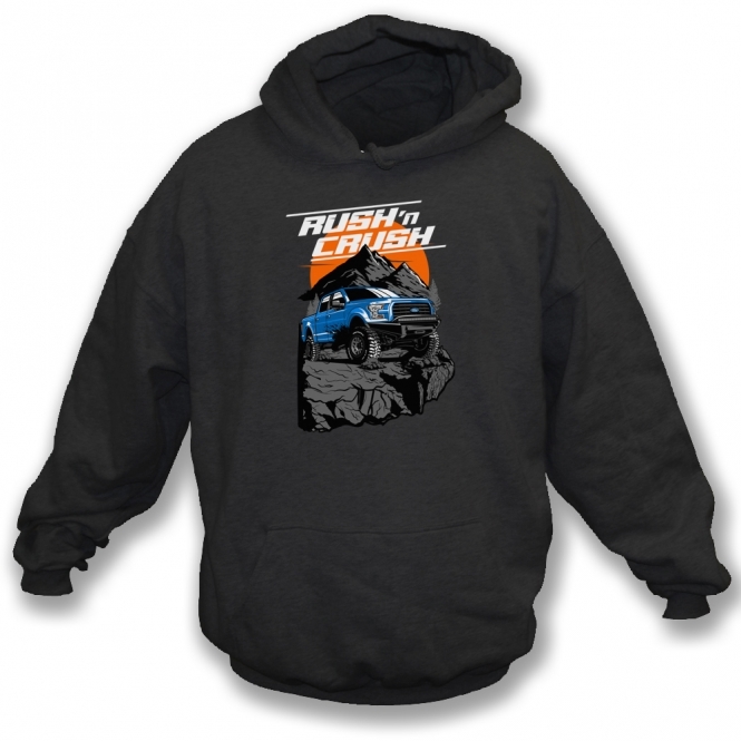 Rush 'n Crush (Ford F-150) Kids Hooded Sweatshirt