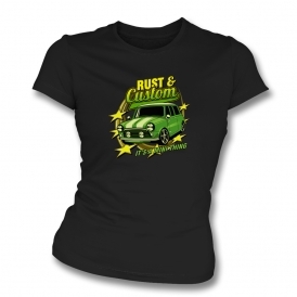 Rust & Custom (Mini) Womens Slim Fit T-Shirt