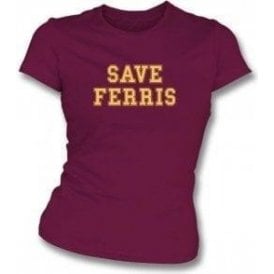 Save Ferris Womens Slim Fit T-Shirt