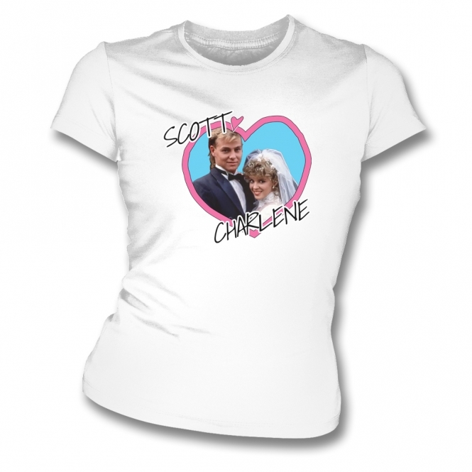 Scott & Charlene (Neighbours Influenced) Womens Slim Fit T-Shirt