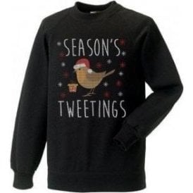 Season's Tweetings Kids Christmas Jumper