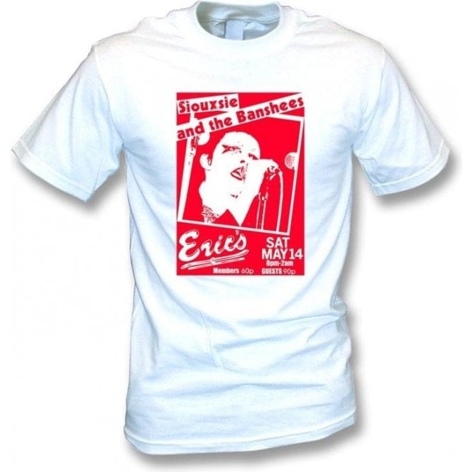 Siouxsie and The Banshees Eric's 1977 Gig Poster T-shirt