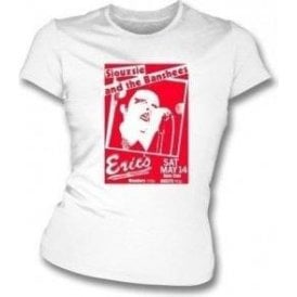 Siouxsie and The Banshees Erics 1977 Gig Poster Womens Slimfit T-shirt