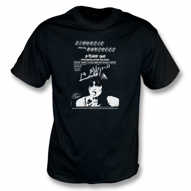 Siouxsie & The Banshees Tel Aviv 1983 Gig Poster T-Shirt