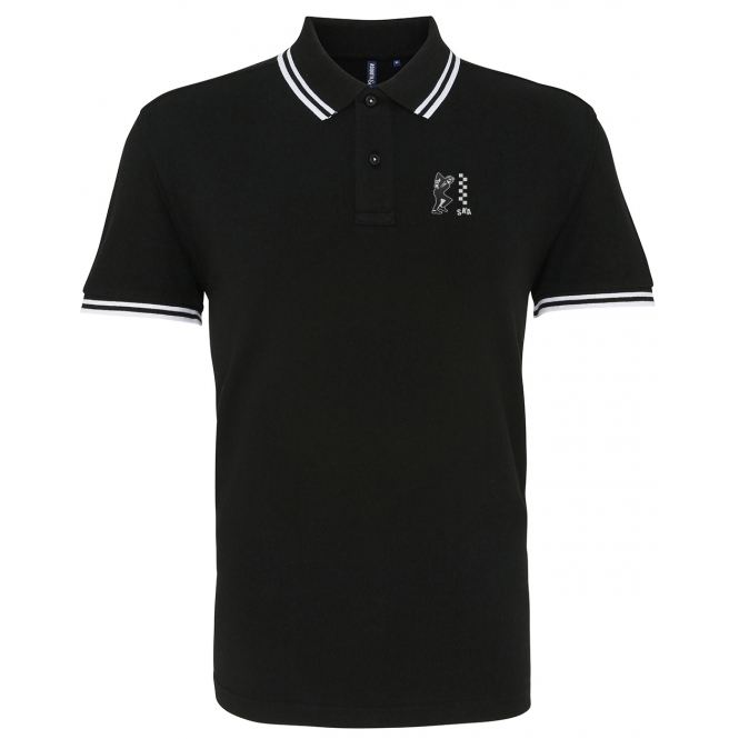 Ska Logo Embroidered Left Breast Logo Polo Shirt