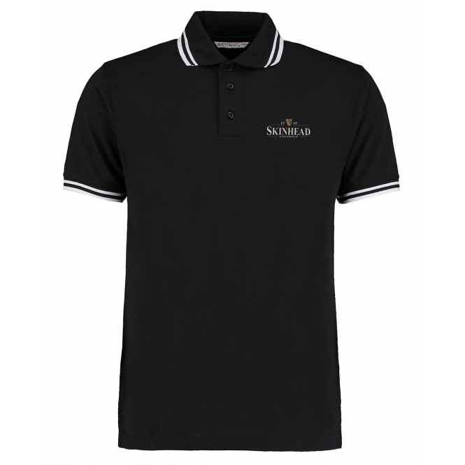 Skinhead And Proud 1969 Embroidered Left Breast Logo Polo Shirt