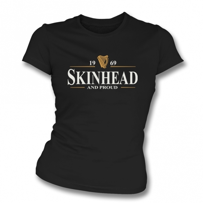 Skinhead And Proud 1969 Organic Womens Slim Fit T-Shirt