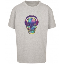 Skull & Headphones Oversized T-Shirt