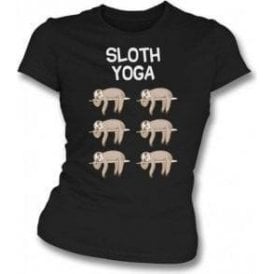 Sloth Yoga Womens Slim Fit T-Shirt