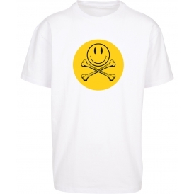 Smiley Crossbones Oversized T-Shirt