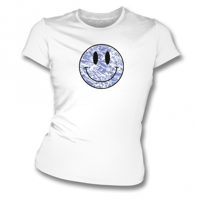 Smiley Stone Organic Womens Slim Fit T-Shirt