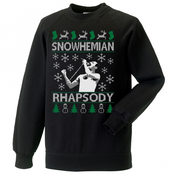 Snowhemian Rhapsody (Queen Influenced) Kids Christmas Jumper