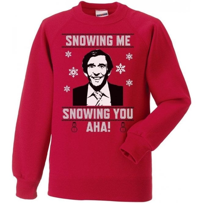 Snowing Me, Snowing You (Alan Partridge) Kids Christmas Jumper