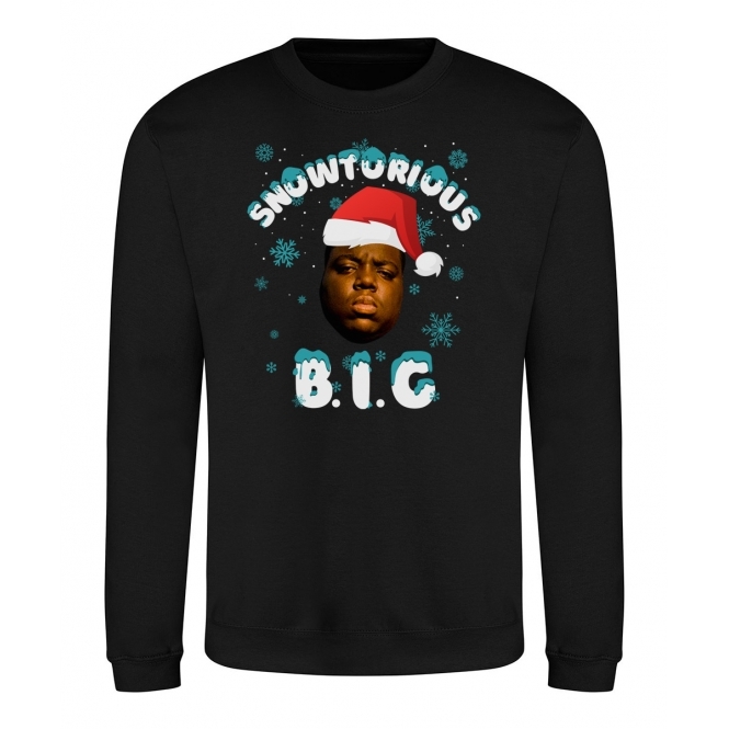 Snowtorious B.I.G. (Notorious B.I.G. Influenced) Christmas Jumper