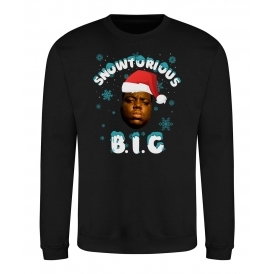 Snowtorious B.I.G. (Notorious B.I.G. Influenced) Christmas Jumper