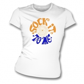 Sock It To Me (As Worn By Brad Pitt) Womens Organic Slim Fit T-Shirt