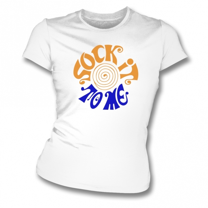 Sock It To Me (As Worn By Brad Pitt) Womens Slim Fit T-Shirt