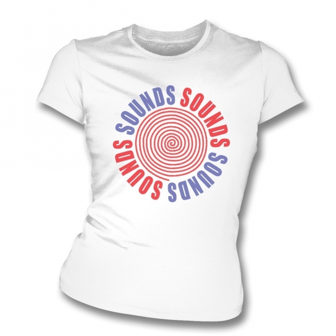 Sounds (As Worn By Kurt Cobain, Nirvana) Womens Organic Slim Fit T-Shirt