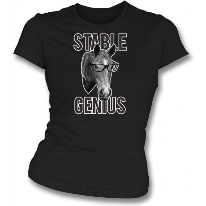 Stable Genius Womens Slim Fit T-Shirt