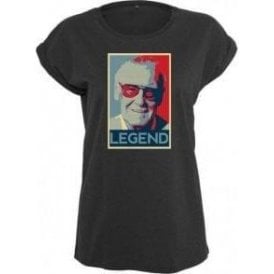 Stan Lee - Legend Womens Extended Shoulder T-Shirt