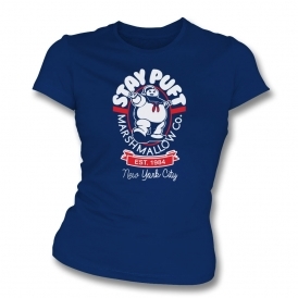 Stay Puft Marshmallows (Inspired By Ghostbusters) Organic Womens Slim Fit T-Shirt