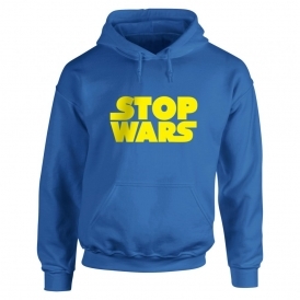 Stop Wars (As Worn By Natalie Portman) Organic Hooded Sweatshirt