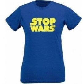 Stop Wars (As Worn By Natalie Portman) Womens Slim Fit T-Shirt