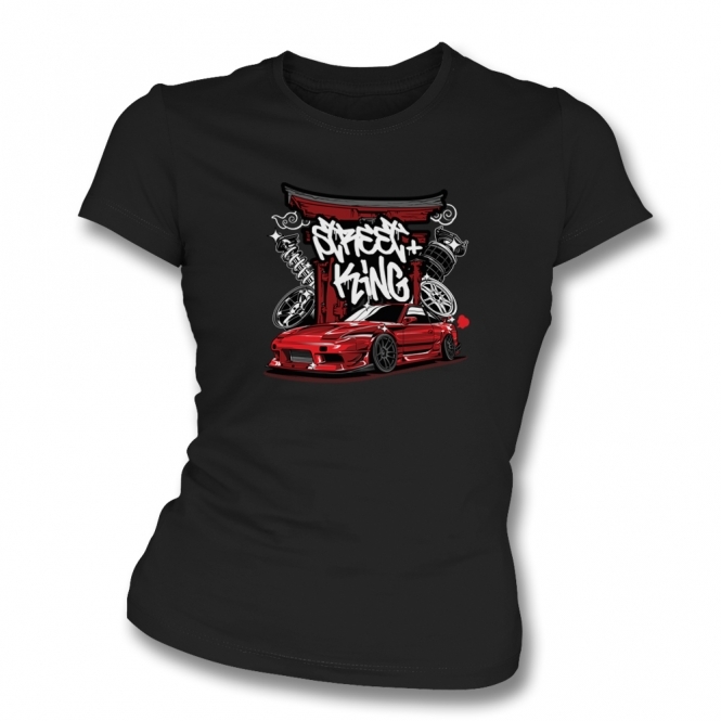 Street King (Nissan 180SX) Womens Slim Fit T-Shirt