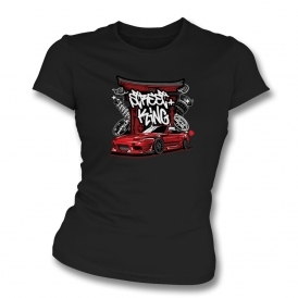 Street King (Nissan 180SX) Womens Slim Fit T-Shirt