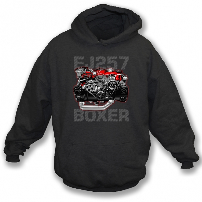 Subaru EJ257 Boxer Engine Kids Hooded Sweatshirt