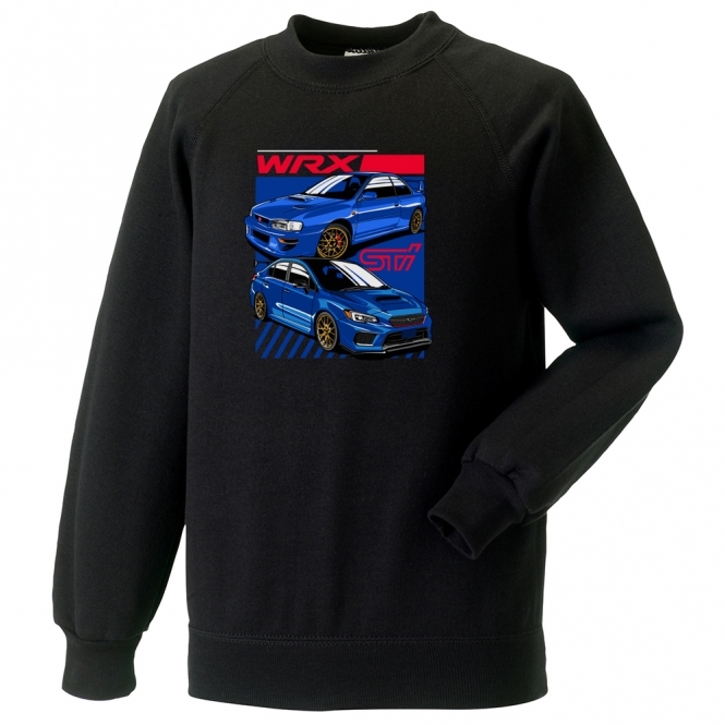 Subaru Impreza WRX STi (Blue Cars) Sweatshirt