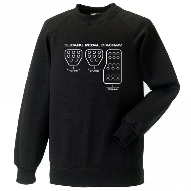Subaru Pedal Diagram Sweatshirt