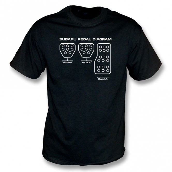 Subaru Pedal Diagram T-Shirt