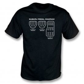 Subaru Pedal Diagram T-Shirt