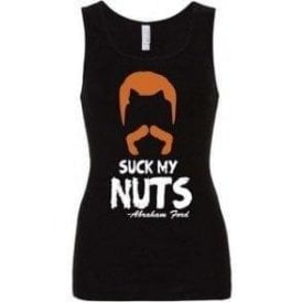 Suck My Nuts (Inspired By The Walking Dead) Women's Baby Rib Tank Top