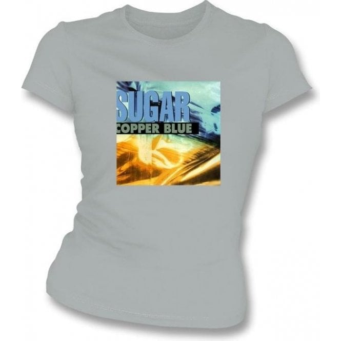 Sugar Copper Blue Album cover Womens Slimfit T-shirt
