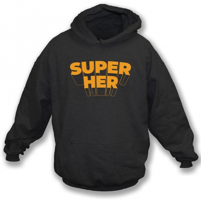 Super Her (As Worn By Louise Wener, Sleeper) Kids Hooded Sweatshirt