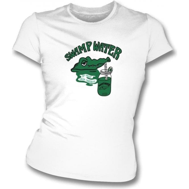 Swamp Water (As Worn By Joey Ramone, Ramones) Womens Slim Fit T-Shirt