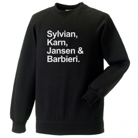 Sylvian, Karn, Jansen & Barbieri (Japan Names) Sweatshirt