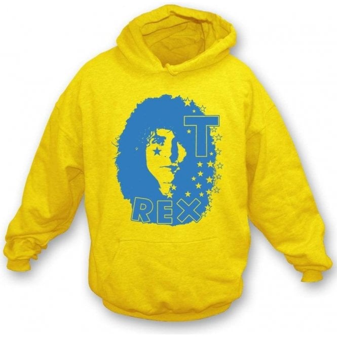 T. Rex Original '70s Logo (As Worn By Captain Sensible, The Damned) Hooded Sweatshirt
