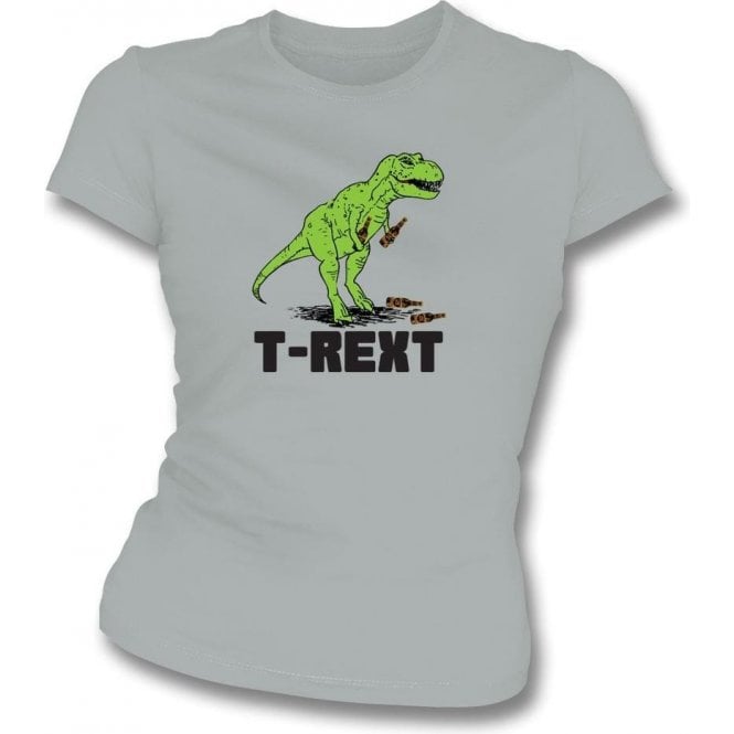 T-Rext Womens Slim Fit T-Shirt