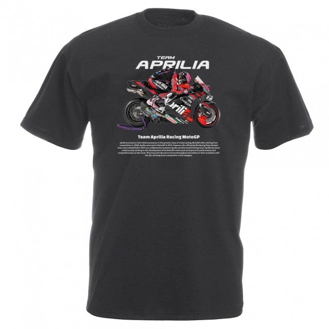 Team Aprilia (MotoGP Influenced) Vintage Wash T-Shirt