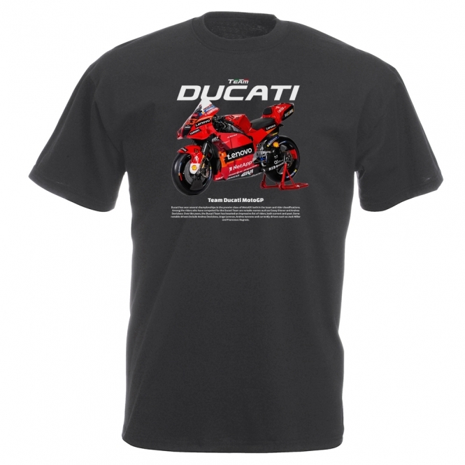 Team Ducati (MotoGP Influenced) Vintage Wash T-Shirt