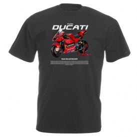 Team Ducati (MotoGP Influenced) Vintage Wash T-Shirt