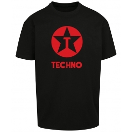 Techno (Texaco) Logo Oversized T-Shirt