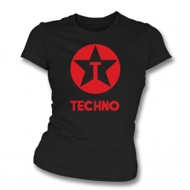 Techno (Texaco) Logo Womens Slim Fit T-Shirt