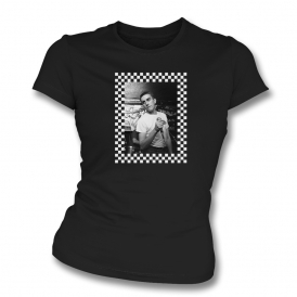 Terry Hall 2 Tone Tribute Womens Slim Fit T-Shirt