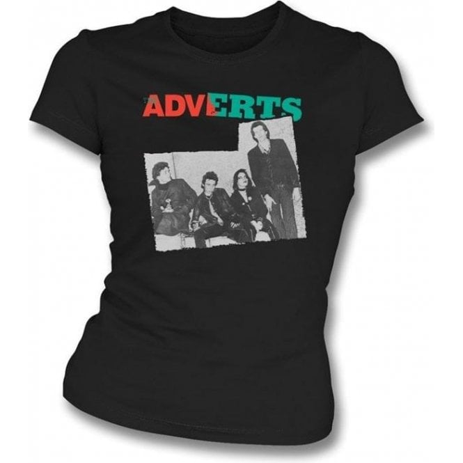 The Adverts - Band photo girls slimfit t-shirt