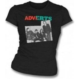 The Adverts - Band photo girls slimfit t-shirt